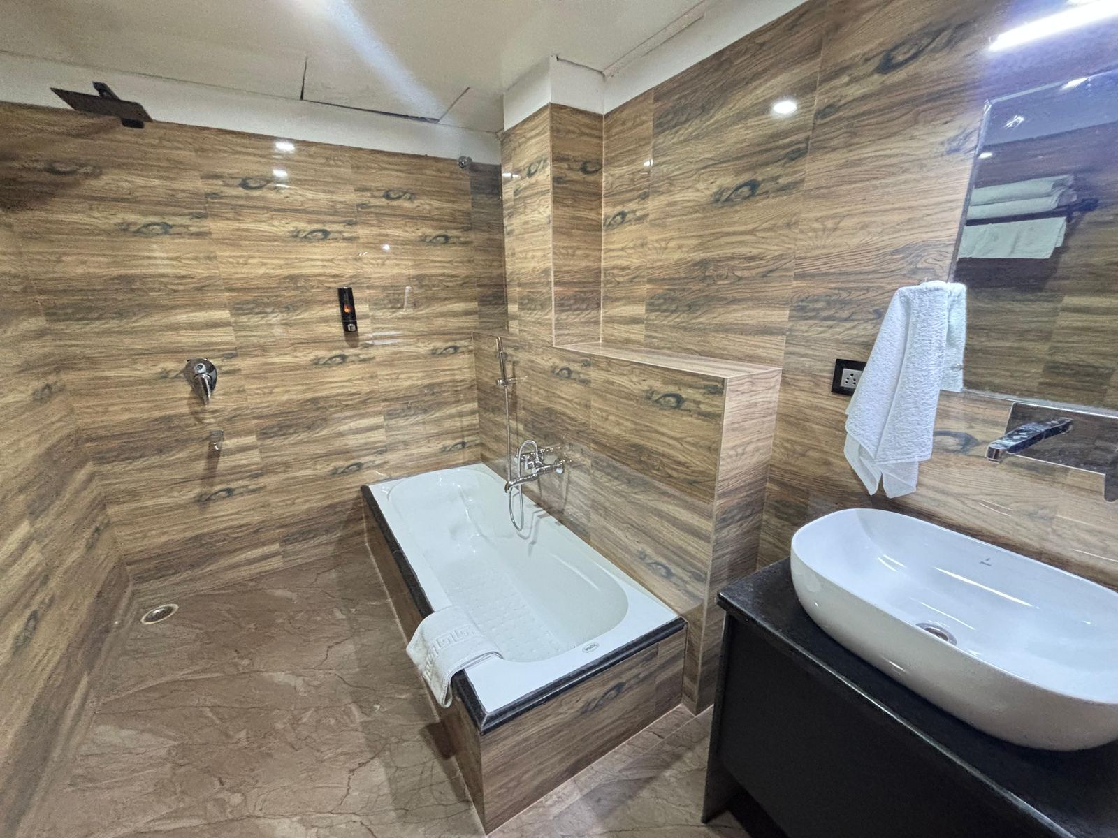 VIP bathroom with bathtub